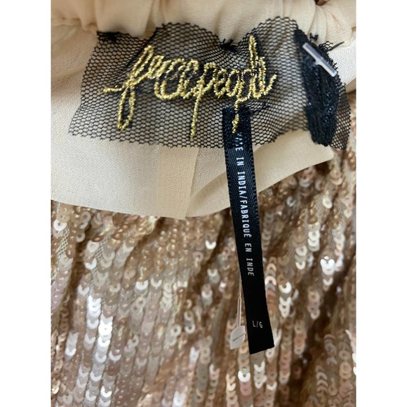 Free People Gold Sequin Romper - Picture 4 of 14